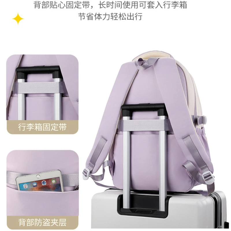 Mochilas escolares Kawaii para estudiantes de primaria, mochilas escolares de gran capacidad para niñas adolescentes, bolsos de hombro impermeables de nailon para mujeres