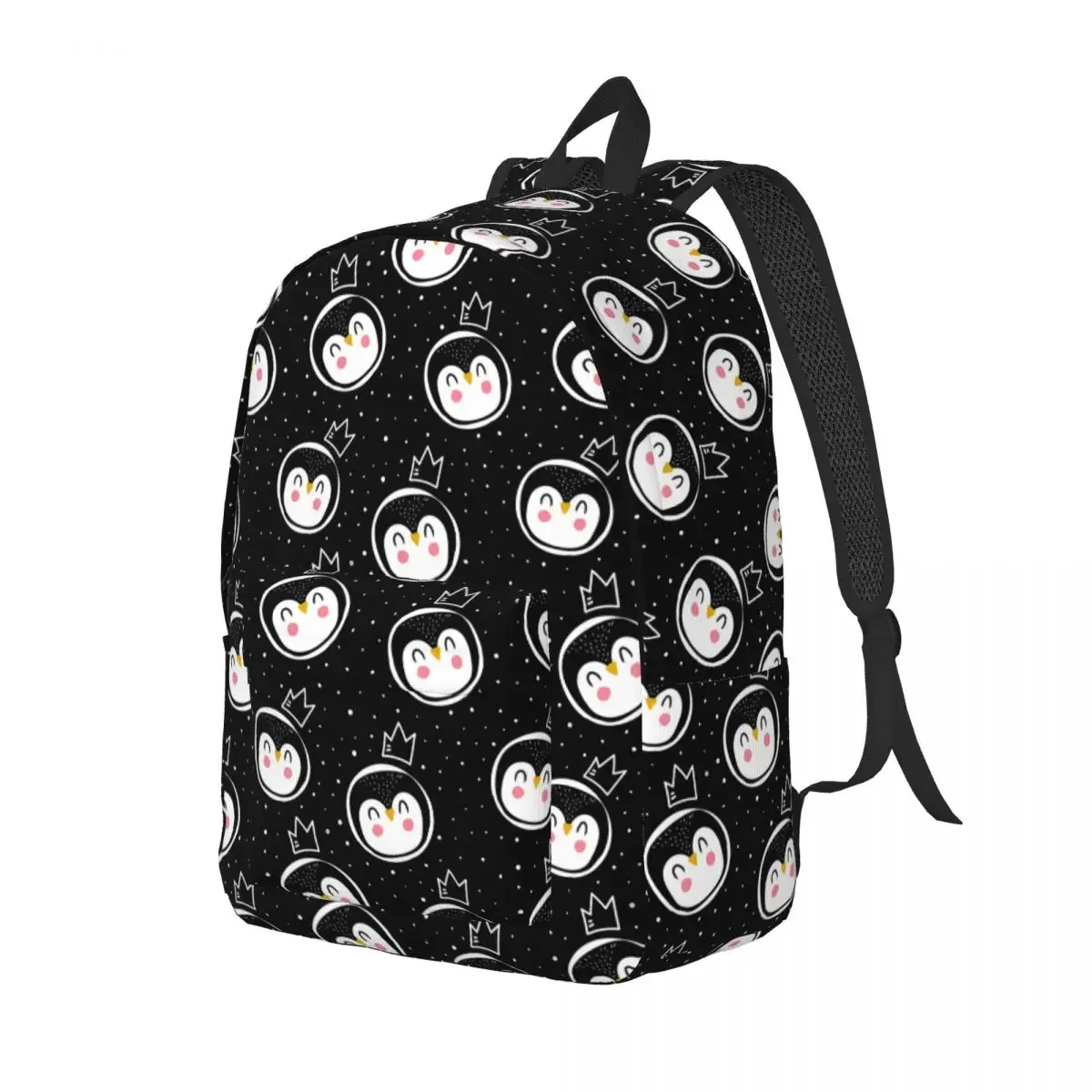 Cute Penguin Animal Backpack for Boy Girl Kids Student School Book Bags Canvas Daypack Kindergarten Primary Bag Lightweight