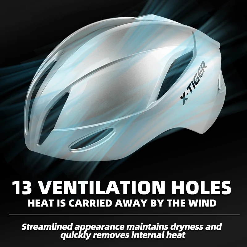 

X-TIGER Adult Bike Helmet Outdoor Cycling Helmet Sport Road Cycling Safety Cap Adjustable Size Head Protection Equipment For Men