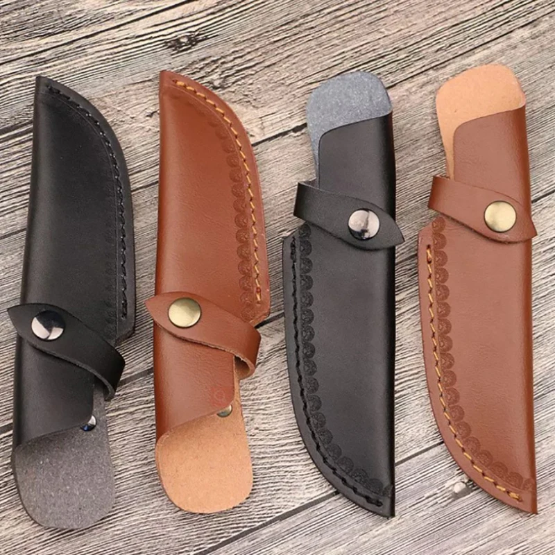 22cm Leather Knife Case Knife Sheath Leather Sheath With Waist Belt Buckle Knife Cover Leather Belt