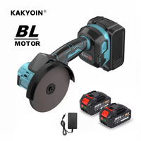 18V Mini Brushless Angle Grinder M10 Electric Polishing Grinding Machine Cordless Lithium Battery Power Tool for Makita Battery