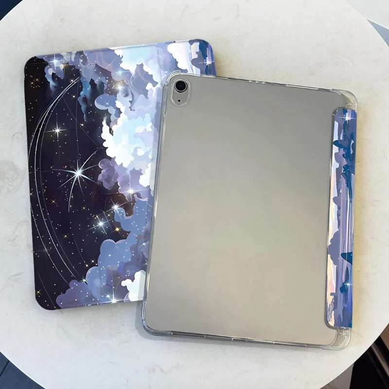 Etui Smart Cover do iPada 6. generacji Etui Ipad 2017 10,5 cala Ipad Mini6 8.3 Pro 11 2. 3. 4. Pokrowiec na tablet Anime Landscape — zdjęcie produktu 3