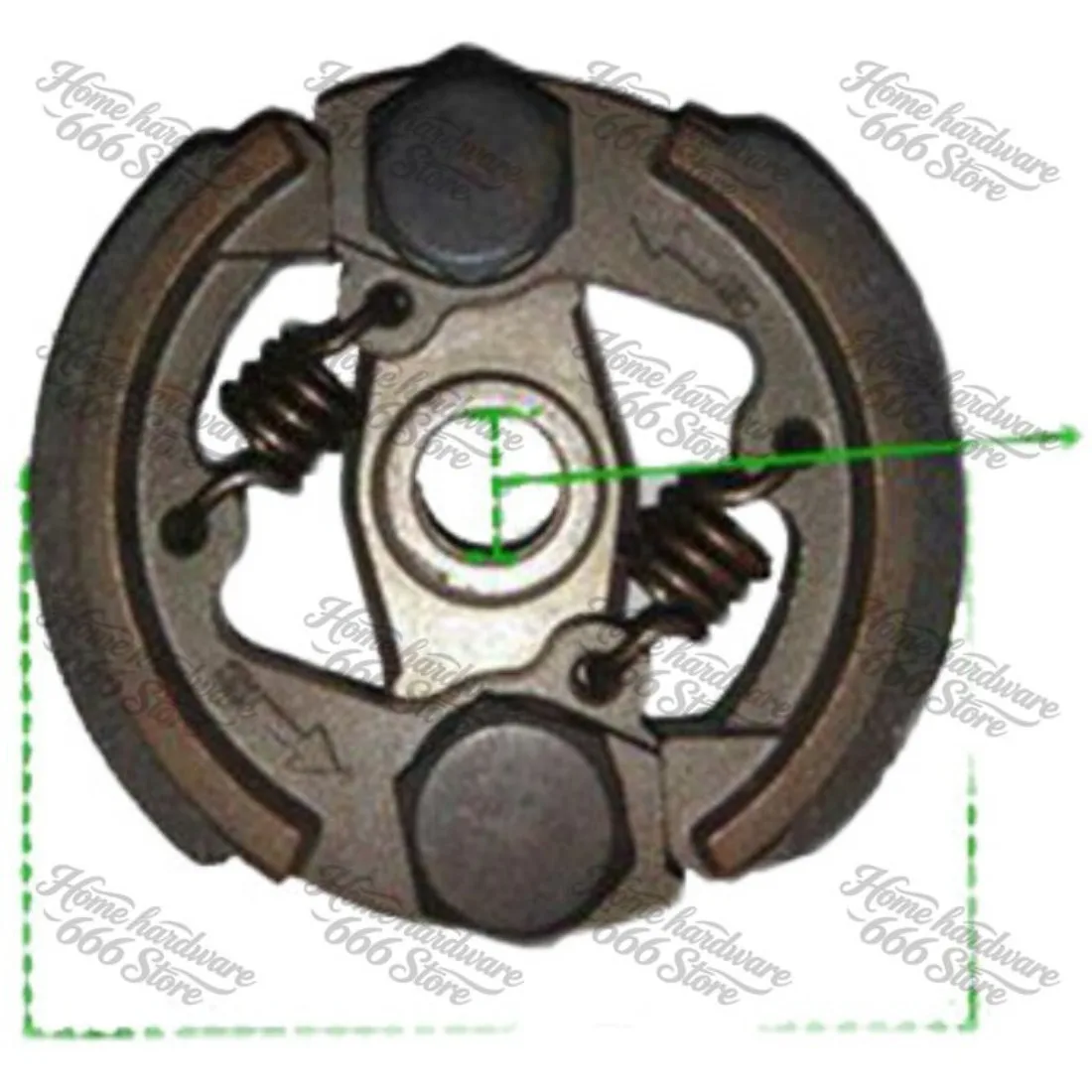 144/48F  Engine General Clutch Disc  Pit Digger Outboard Clutch Sling Block