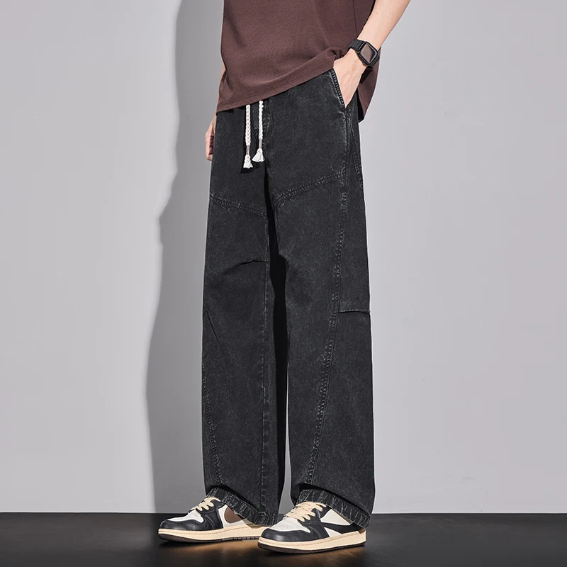 

Мужские повседневные брюки American Sle Outdoor большого размера, свободного кроя, с эффектом похудения, модный бренд JYF2633, повседневные хлопковые рабочие брюки