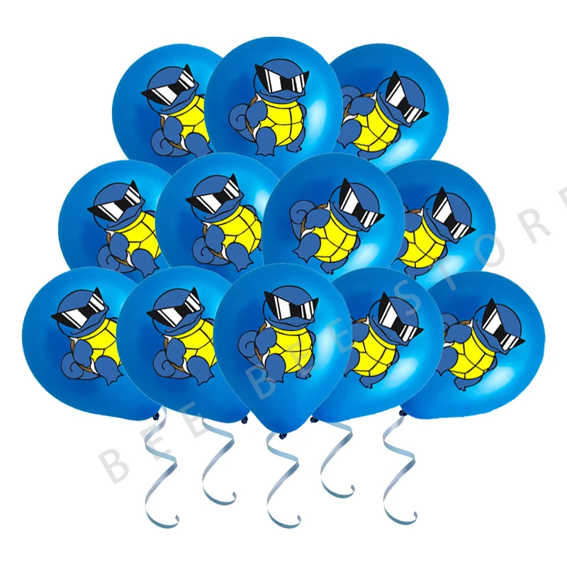 10/20/30 pz Pokemon palloncino in lattice forniture per feste Pikachu palloncini per feste per bambini festa di compleanno Dcorations giocattoli regalo