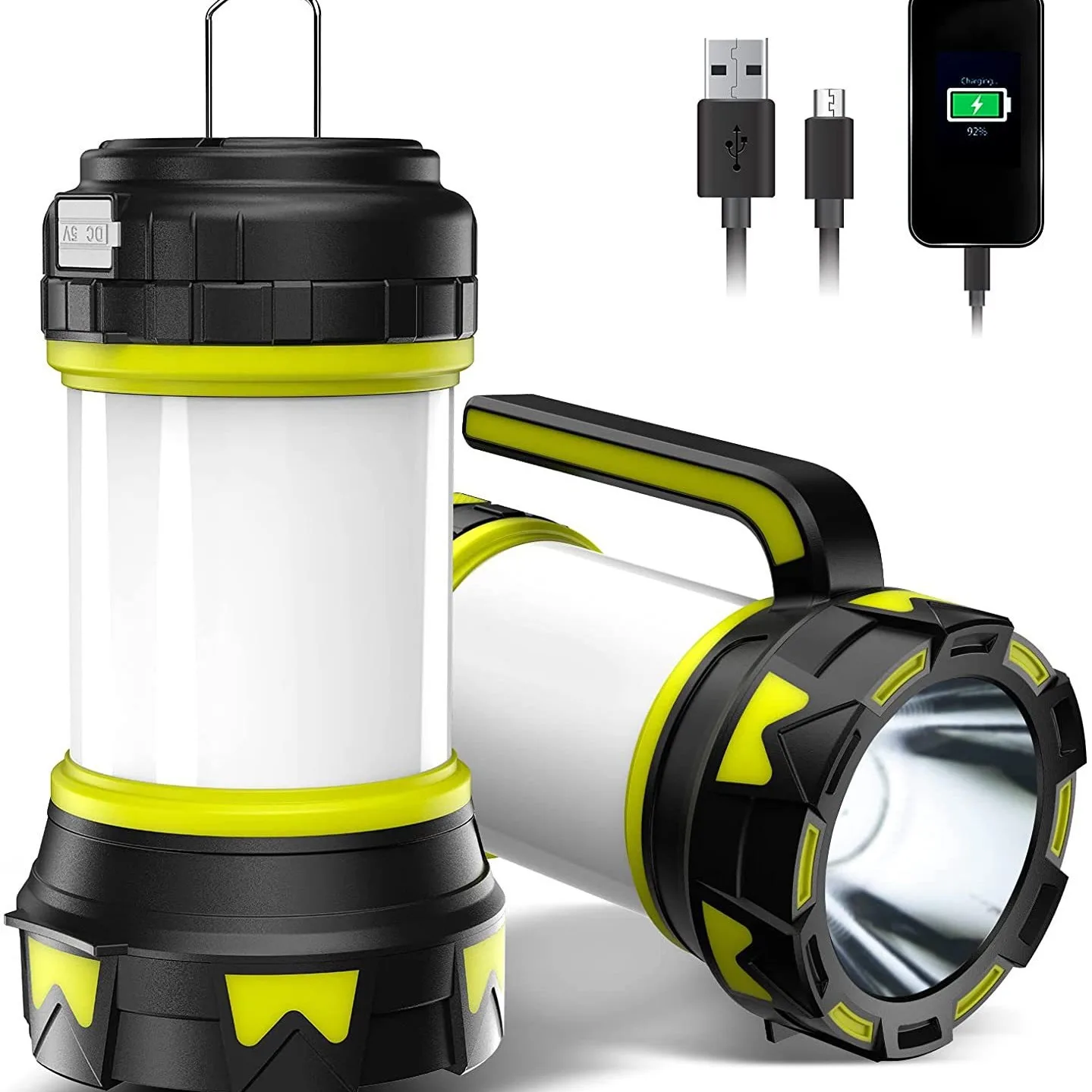 

Camping Lantern Rechargeable 3000 Capacity Power Bank Camping Flashlight Waterproof Led Portable Camping Lamp Torch Flash Light