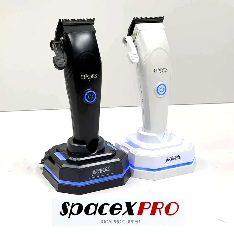 JUCAI  SPACE X PRO Digital Brushless 7200rpm Metal Professional Hair Clippers for Men,Cordless Rechargeable Clippers