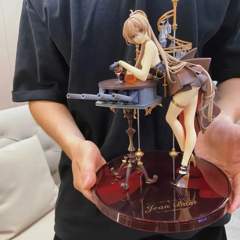 Figurki z Azur Lane Jean Bart figurki posąg dziewiczego statku zbiera modelowe gra peryferyjna kwadratowe dekoracja biurka prezent dla dzieci dla dorosłych