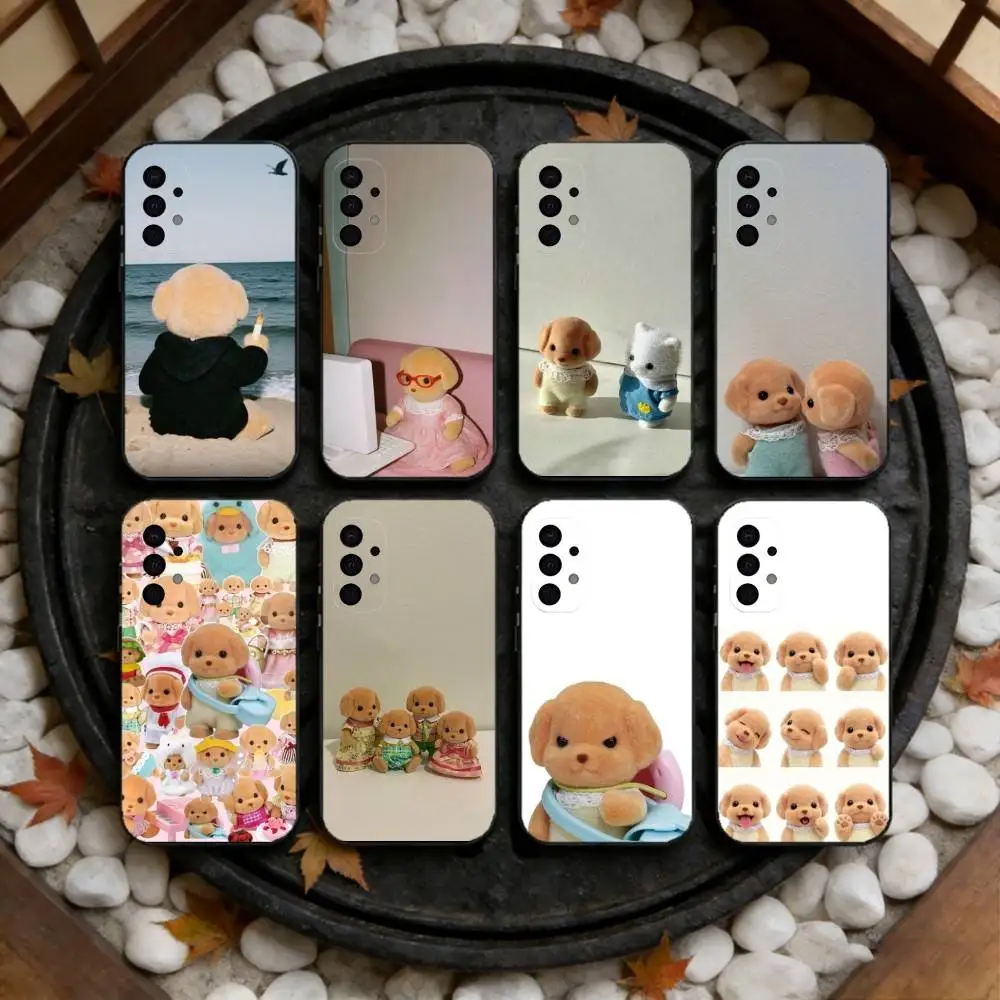 

S-Sylvanian F-Families Gog Phone Case For Samsung S25,S24,S23,S22,S21,S20,Ultra,Plus,FE Black Soft Cover