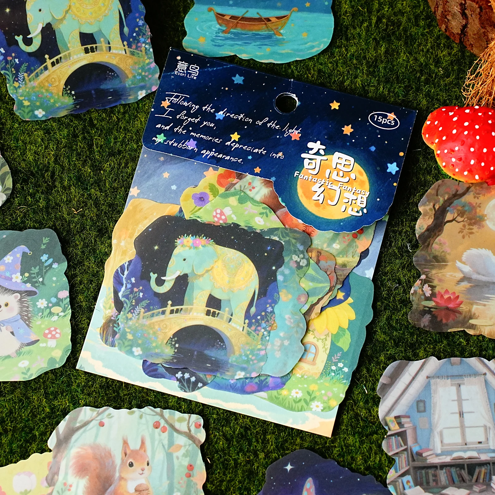 

Etori Life 30 шт. наклейки с милым рисунком животных в стиле фэнтези для украшения ноутбуков, чехлов для телефонов, чемоданов, украшения комнаты, фотоальбомов, альбомов для вырезок, подарочных сумок, студенческих канцелярских товаров, детских наклеек