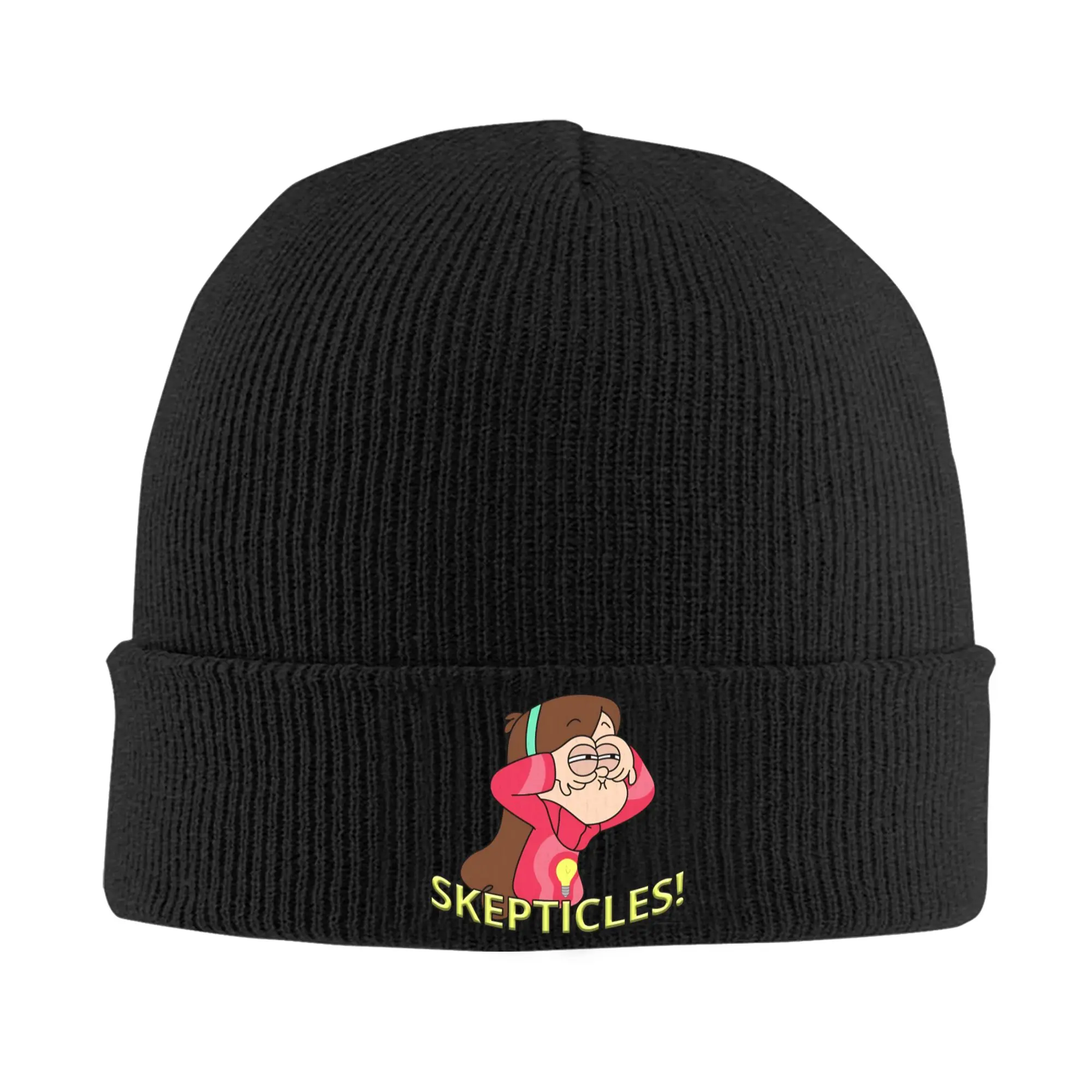 Adult Unisex Skepticles! Mabel Beanie Hats  Hip Hop Knitted Hat Spring Hippie Caps Design Head Wrap Bonnet Hats