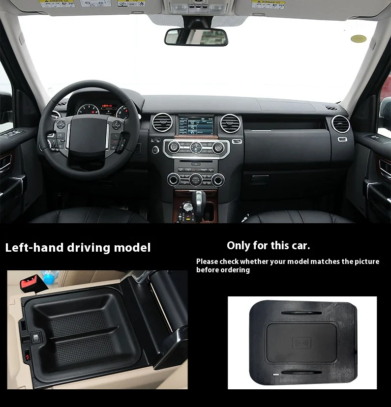 

Wireless charger,Special on-board QI phone fast charging panel Car Accessories For Land Rover Range Rover Discovery 4 2009-2016
