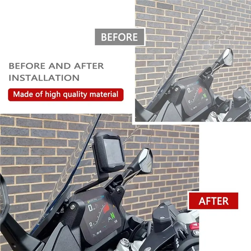 Для BMW R1300RS R 1300RS R1300 RS 2025 2026 Крепление для GPS-навигатора и телефона на ветровое стекло мотоцикла, аксессуары для навигации.