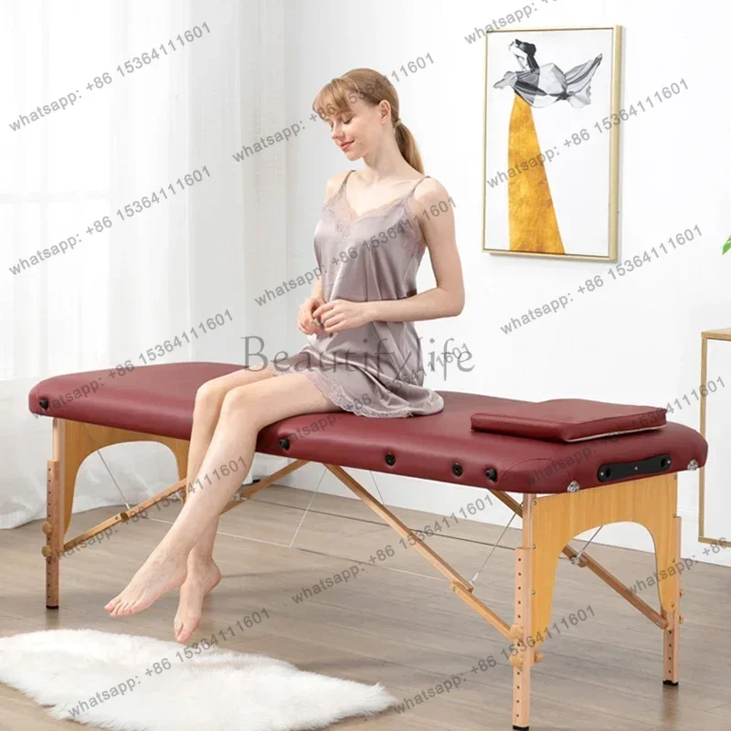 Factory Direct Sales Nordic Multifunctional Massage Tables Collapsible Designer Beauty Salon Massage Tables Ear Picking Furnitur
