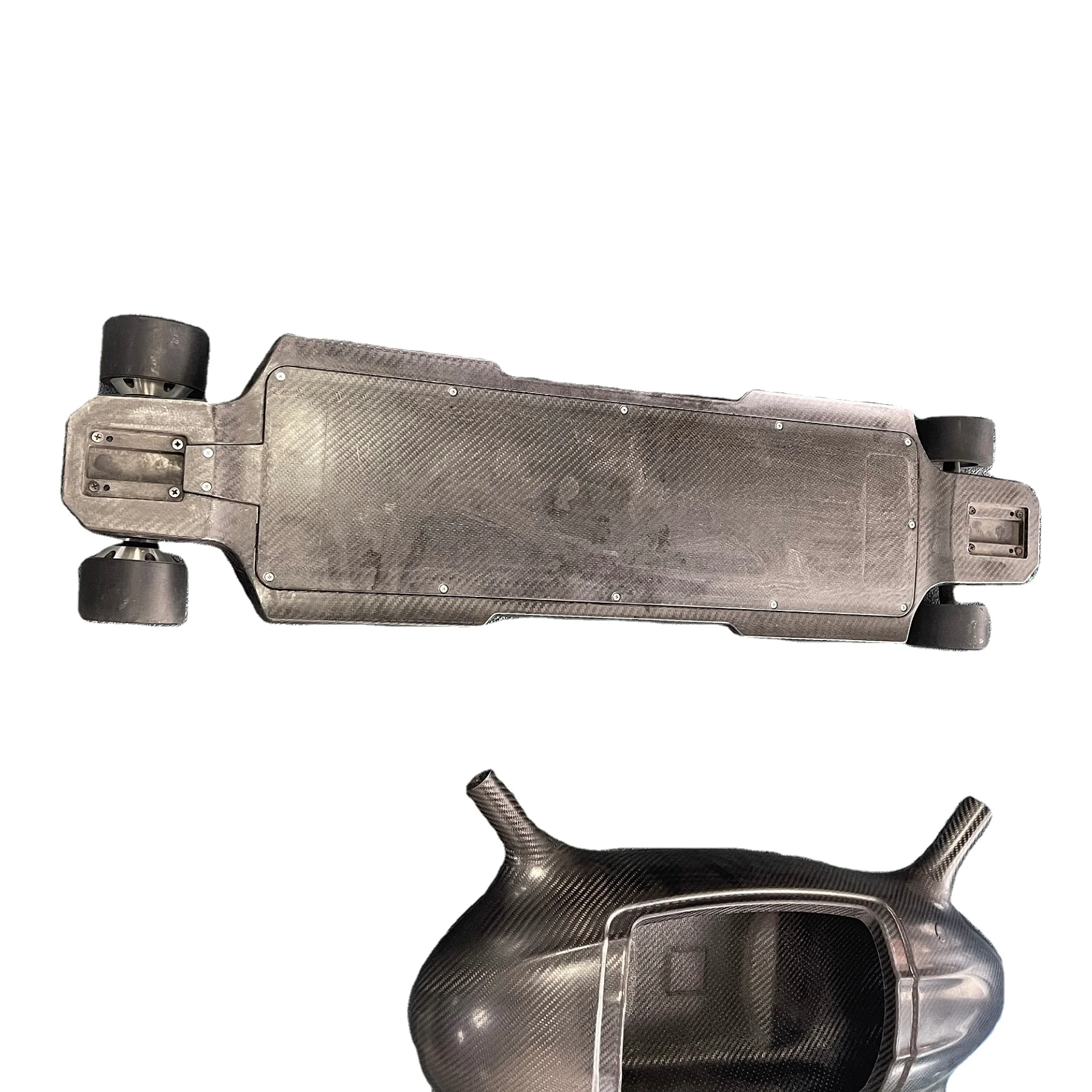 OEM Custom Carbon Fiber Skateboard Genuine 3K Carbon Fiber Electric Skateboard Parts Processing