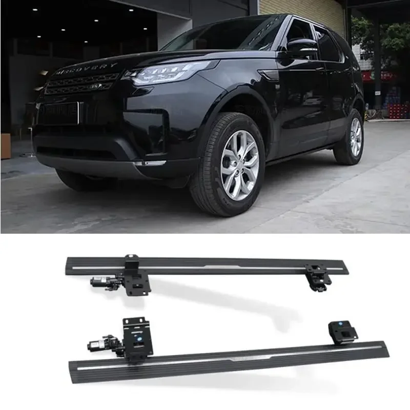 New！ For Land Rover Discovery 5 LR5 2017-2023 Intelligent Electric Automatic Switch Door Control Running Board Side Step Nerf Ba