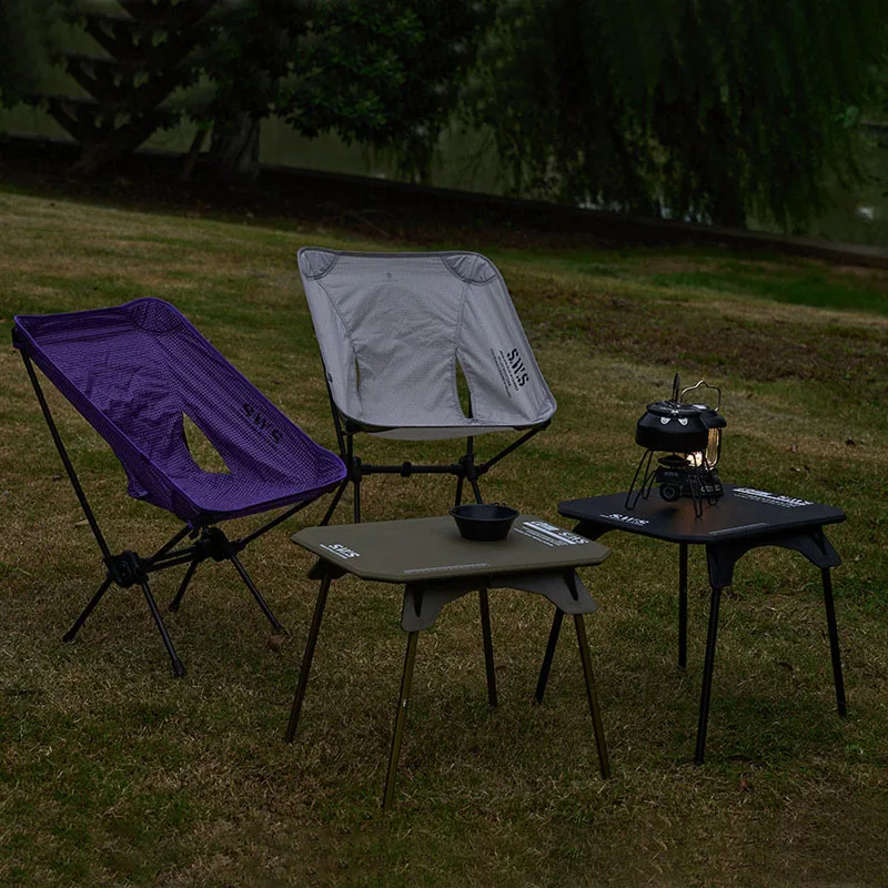 WELLHIKE Outdoor-Camping-Klapptisch, multifunktionaler Picknicktisch aus Aluminiumlegierung,