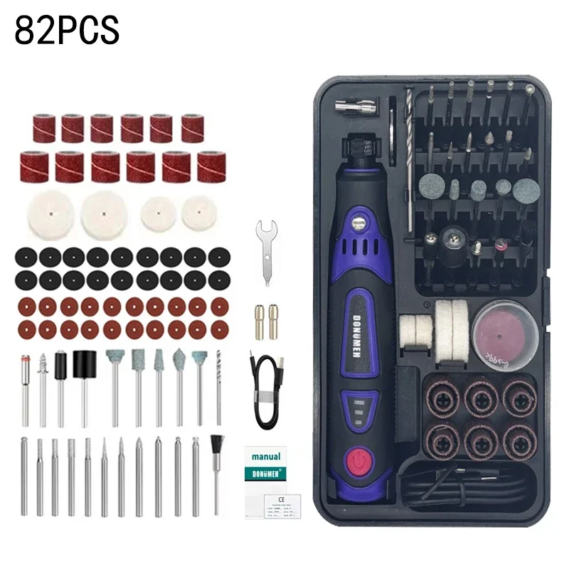 

Ручная мини-электрическая дрель 3,6 В, бытовая многофункциональная шлифовальная машина «сделай сам», 3-скоростная регулируемая резка, полировка, сверлильные инструменты