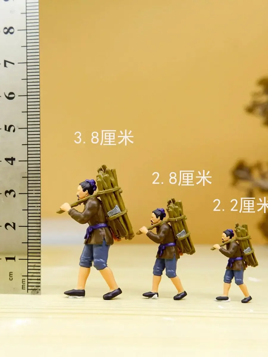 Boya Drum Harp Resin Miniature Landscape, Small People, Succulent Flowers, Bonsai, Rockery Landscape, Creative DIY Decoration