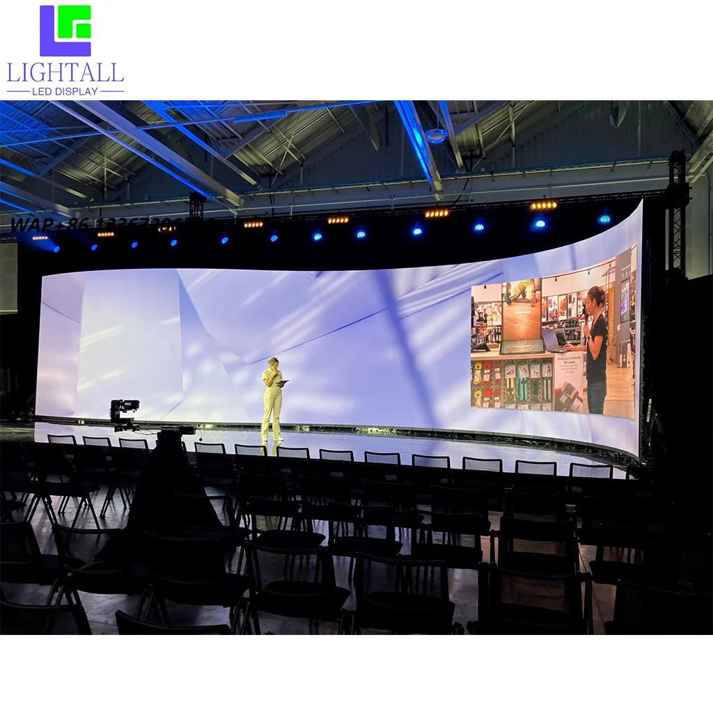 Flexible Led Screen P3 P3.91 Outdoor Curved Led Display Screen for Outdoor Advertising