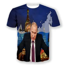 New 3D Print Putin Causal Clothing  Fashion Men Women T-shirt Plus Size S-7XL Four Seasons Casual Oversized