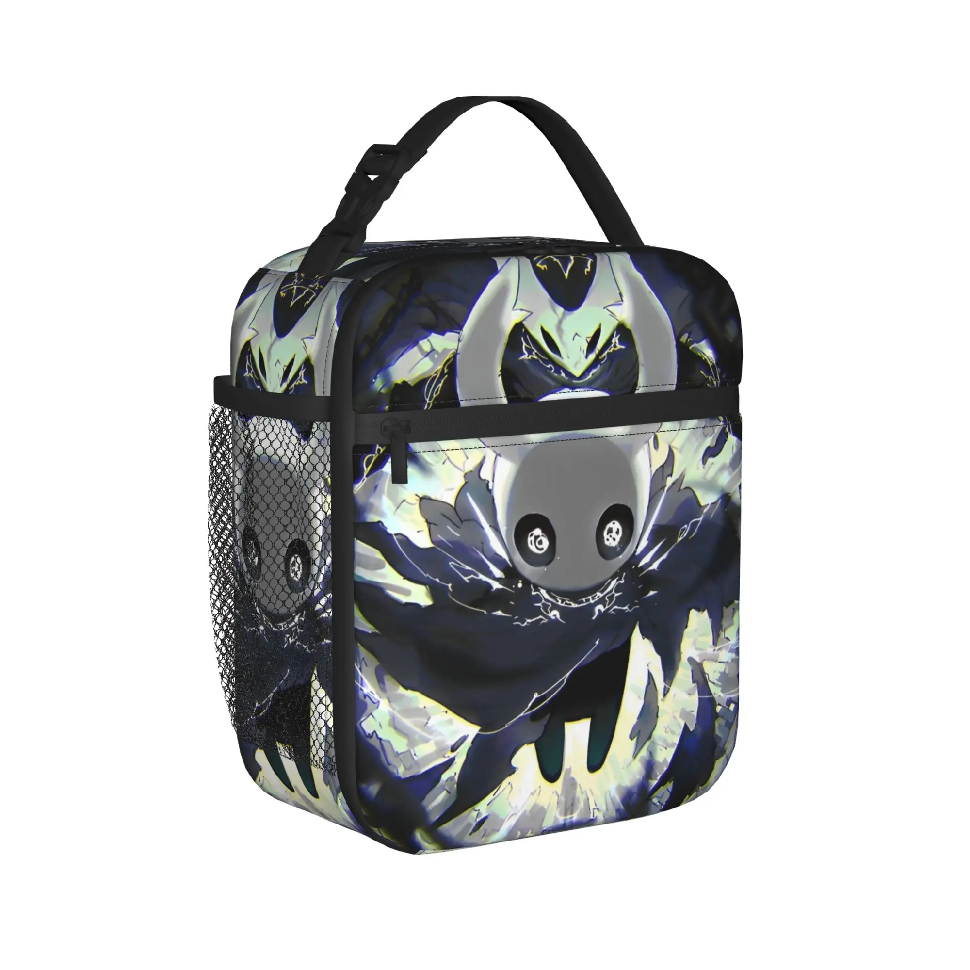 Hollow Knight Insulated Lunch Bag Large Indie Action Adventure Lunch Container Cooler Bag Tote Lunch Box Bento Pouch