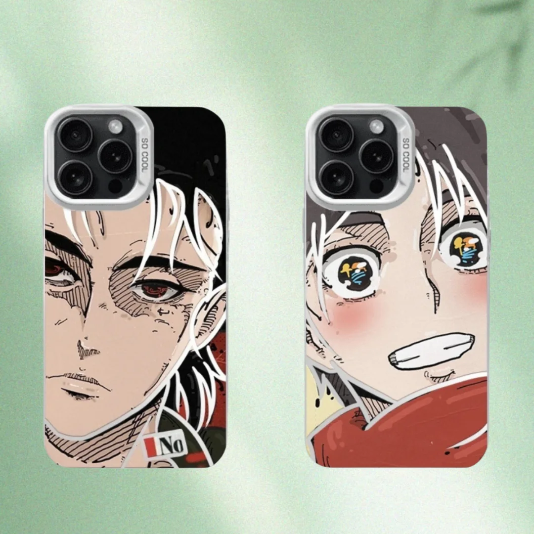 Anime Attack Titans Handyhülle für iPhone 11, 12, 13, 14, 15, 16 Pro Max Plus Mini Air Alternation Eren Jaeger Rückseite Funda