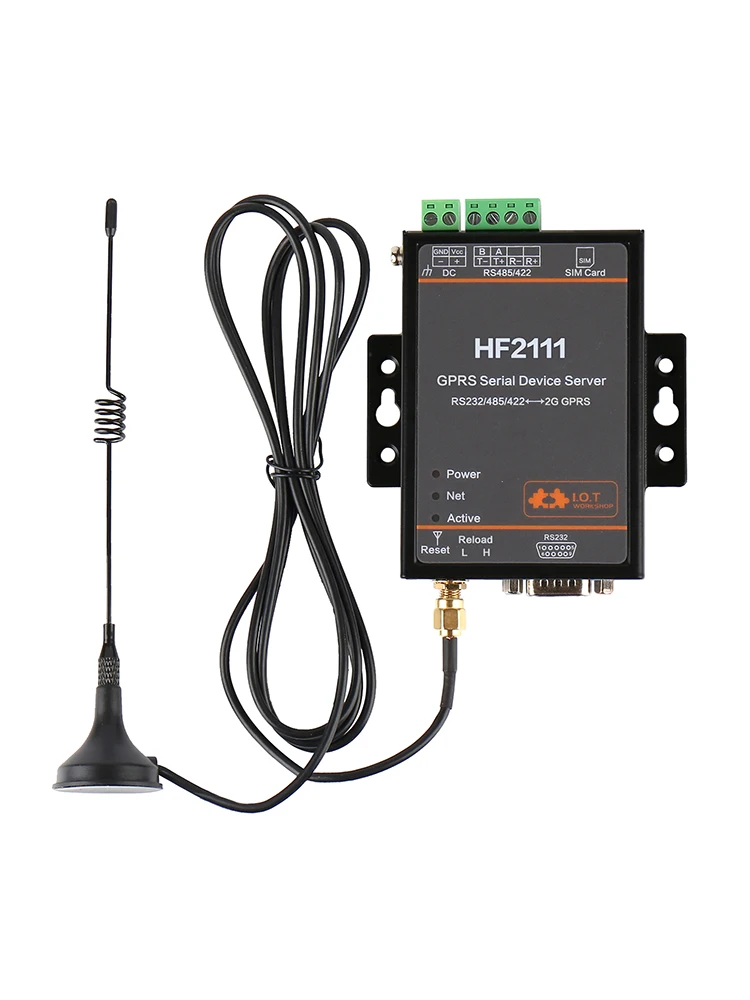 Serial Port RS232 RS485 RS422 to 2G GPRS GSM Converter Server Device HF2111 GPRS DTU IOT Device