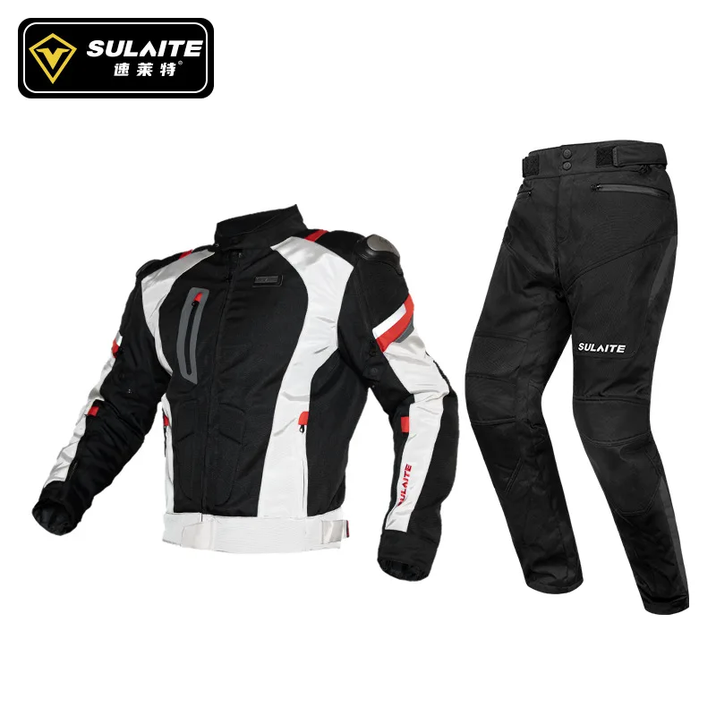 Sulaite Off-Road Motorcycle Racing Suit Autumn And Winter Rally Rider Jacket Warm Motorcycle Riding Suit Riding Equipment