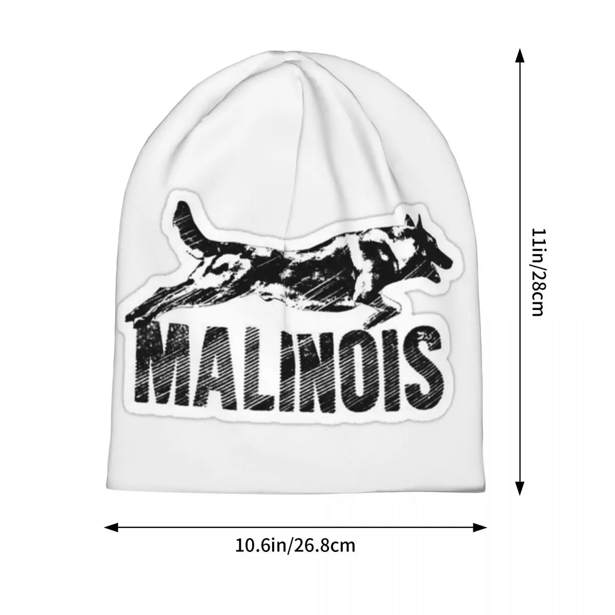 Belgian Shepherd Dog Malinois Mechelaar Men Women Adult Beanies Caps Knitted Bonnet Hat Warm Hip Hop Autumn Winter Skullies Hats