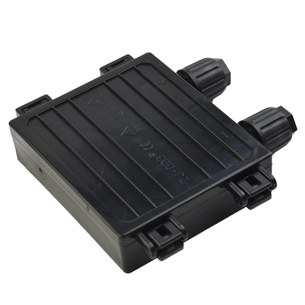 Black DC 1000V IP65 6.5A PV Module Box Junction Box Electrical Testing TOOL Junction Box PV Panel Solar For Cable Connector Kit