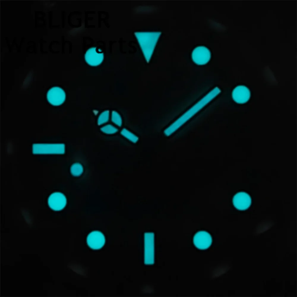 BLIGER 36mm/39mm Luxury Gold Men Watch NH35 Automatic Movement Steel Case Bracelet Super blue Green Luminous Sapphire Glass