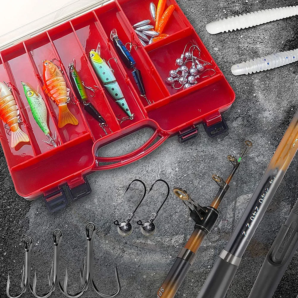 

Fishing Double Layer Fish Bait Storage Case Lure Container For Fishing Accessories Fish Hook Box