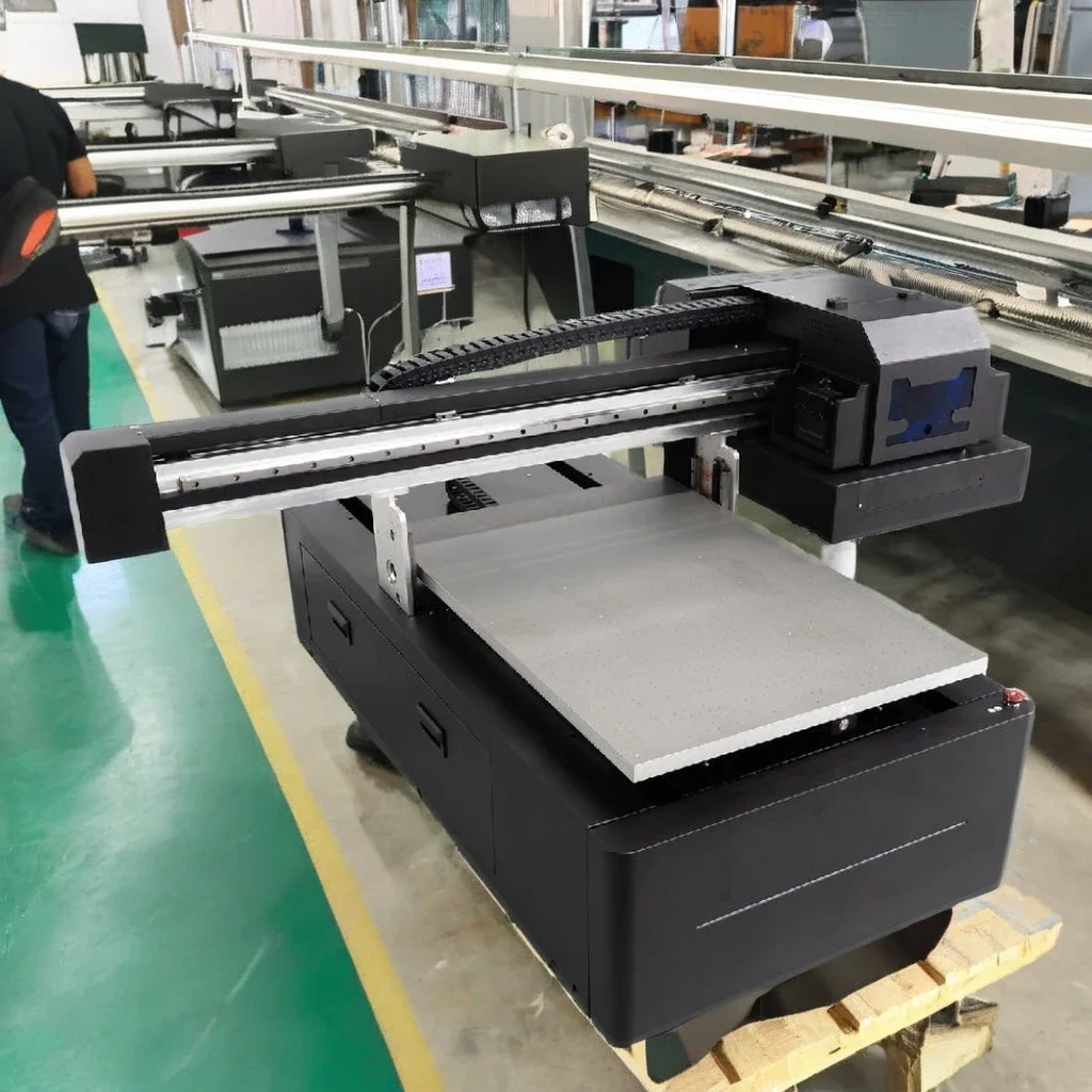 

Factory Price A1 UV6090 Triple Print Head Xp600 I3200 Custom Logo Golf Balls Inkjet Printer Machine for Label Printing for Flex
