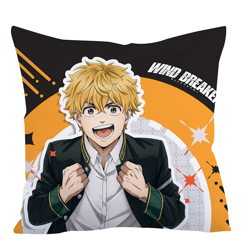 Anime Wind Breaker Cosplay Pillow Case Peach Skin Cartoon Hugging Body Pillowcase Dakimakura Cover Sofa Pillowcase Gift