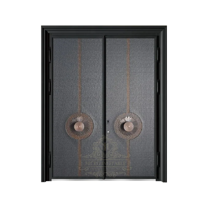 Sell Well Fire Rated Main Entrance Exterior Double Stainless Security 36 Inch Steel Entry Door