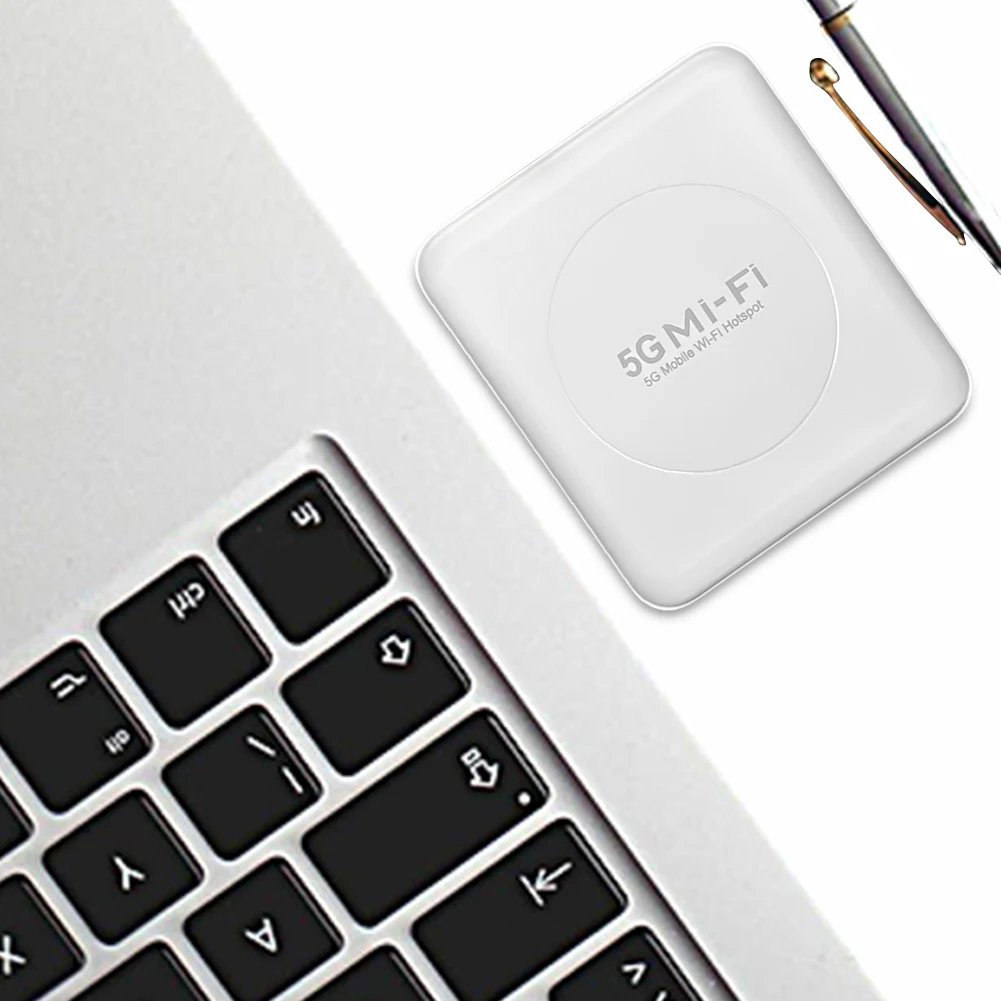 Imagem -03 - Portátil 5g Wifi Dispositivo Suporte 10 Usuários Slot para Cartão Sim Modem Pocket Mobile Hotspot para Casa Escritório Viagem