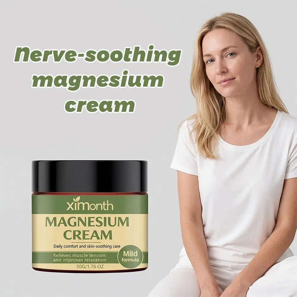 Magnesium Cream Magnesium Lotion for Sleep Pain & Leg Cramp Chloride Cream for Muscle Relaxation Calm Moisturizing view 2