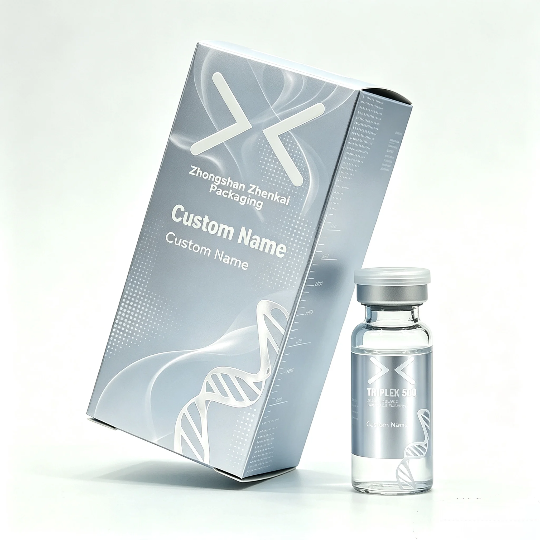 Custom Precision Printed Peptide Vial Self Adhesive Labels,Waterproof & High Temp Resistant Stickers for Injectable Supplement