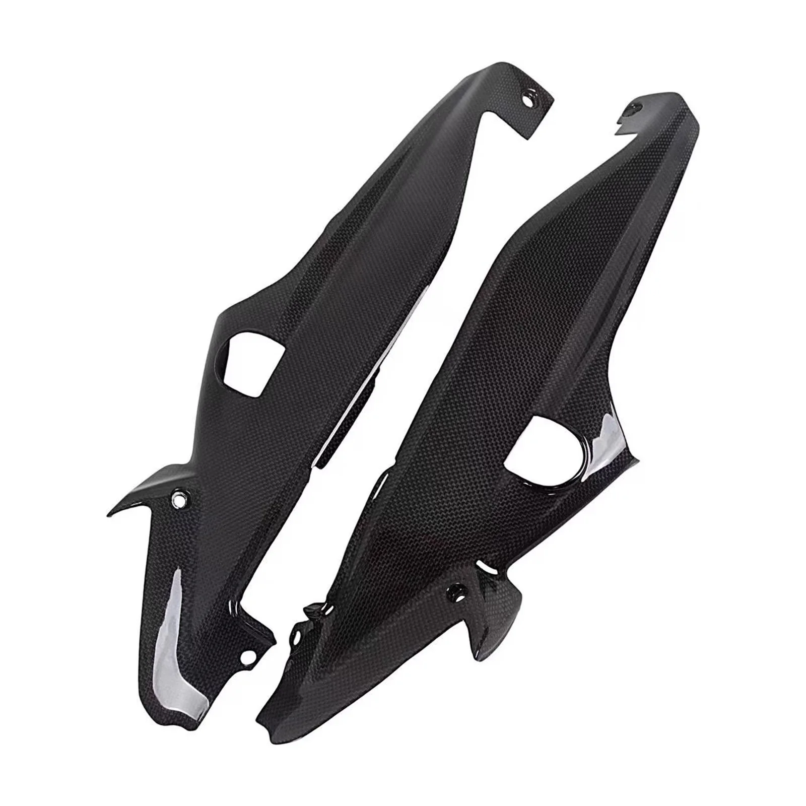 Para Ducati Hypermotard 950 2019 2020 2021 2022 100% cubiertas de submarco de fibra de carbono accesorios de motocicleta paneles laterales