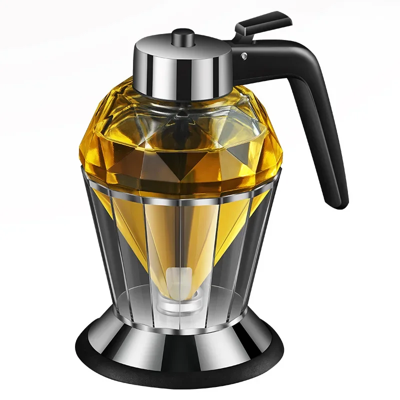 200ml Diamond-shaped glass honey Dispenser