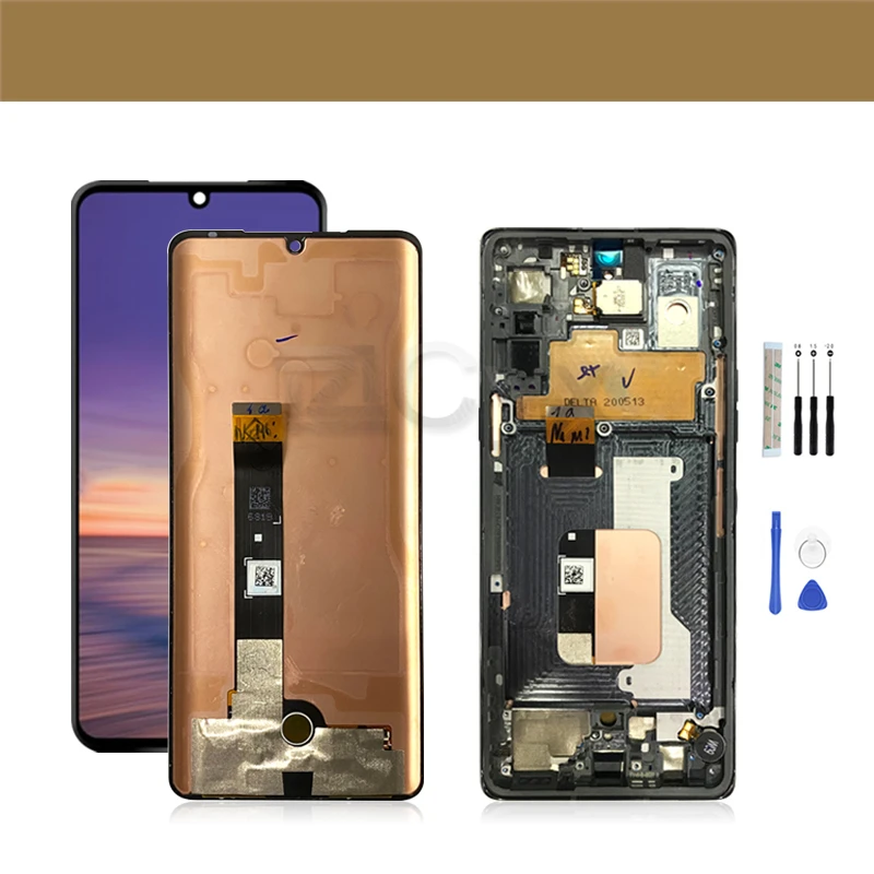 OLED For LG G9 ThinQ LCD Display Touch Screen Digitizer Assembly Replacement For LG Velvet 5G LMG910EMW, LM-G910EMW