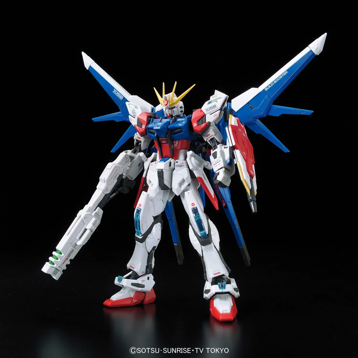 BANDAI Original 1/144 RG GAT-X105B FP Build Strike Gundam Full Package Gunpla Model Kit Assembly/Assembling Anime Action Figure