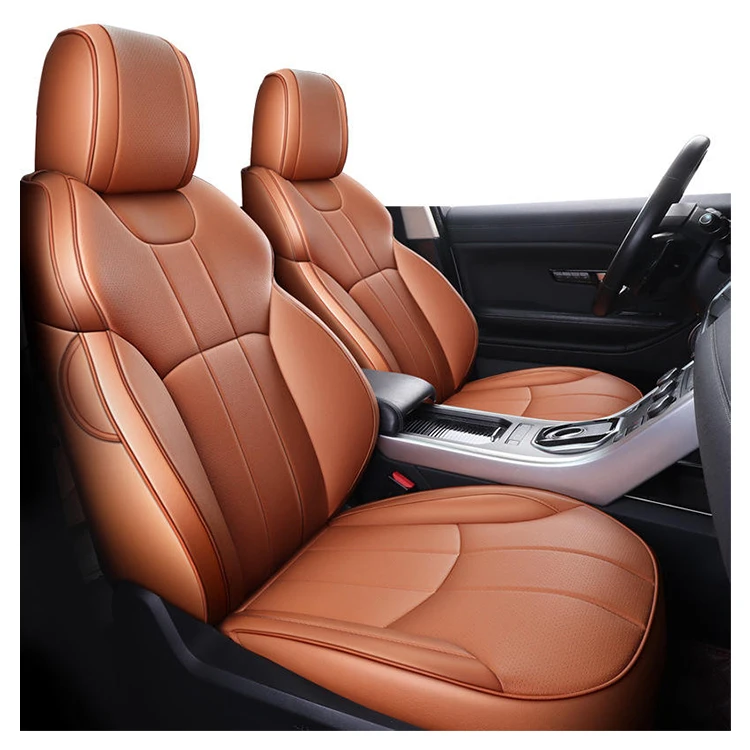 Hot Sale 2023 Hot Sale Leather  Custom Car Seat Covers Four Seasons Custom Car Cushion Design Full Five Seats