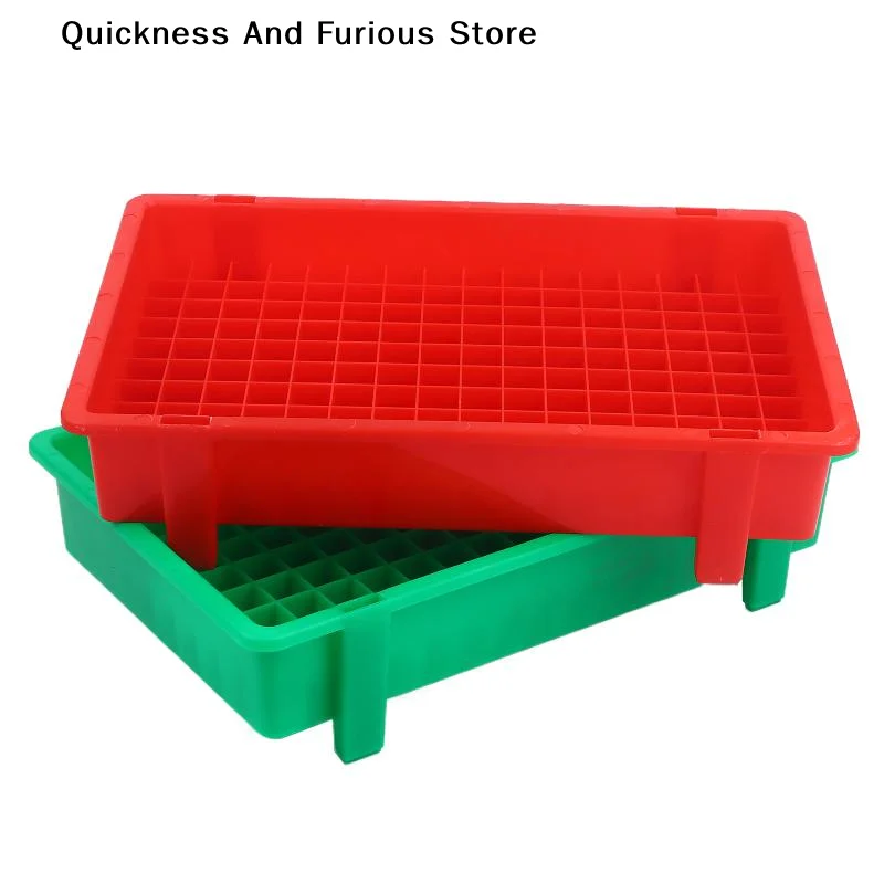 【TO】1PCS Thickened Plastic Lithium Battery Storage Box For 18650 Cells - Divided Transport And Turnover Tray,  Durable Organizer