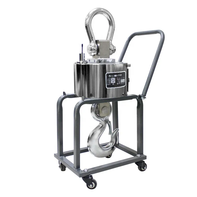 

10T Stainless Steel case Wireless Printing Industrial Hanging Digital Crane Scale