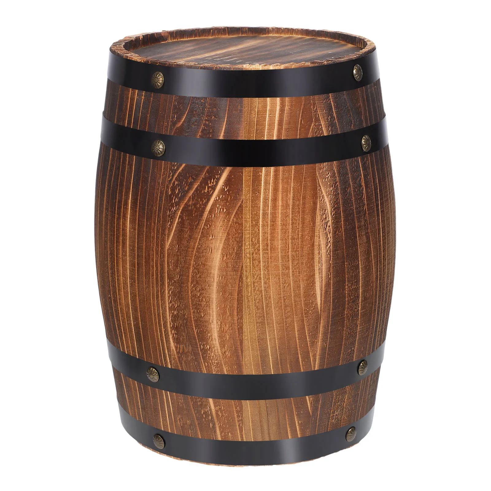 

Style Oak Barrel Decoration Vintage Whiskey Prop Container Ornaments Decorative