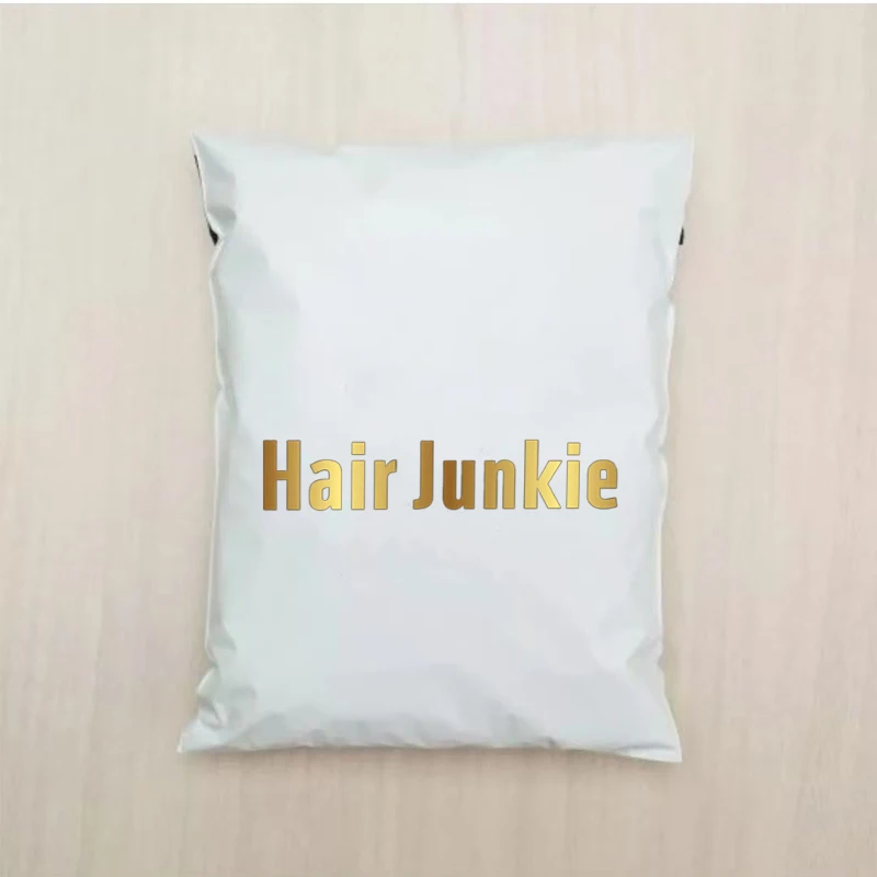 Nunify Customize Logo Hair Packaging Bags Wig Storage Bag Self Adhesive Seal Courier Bag Plastic Shipping Envelope Bags 500PCS