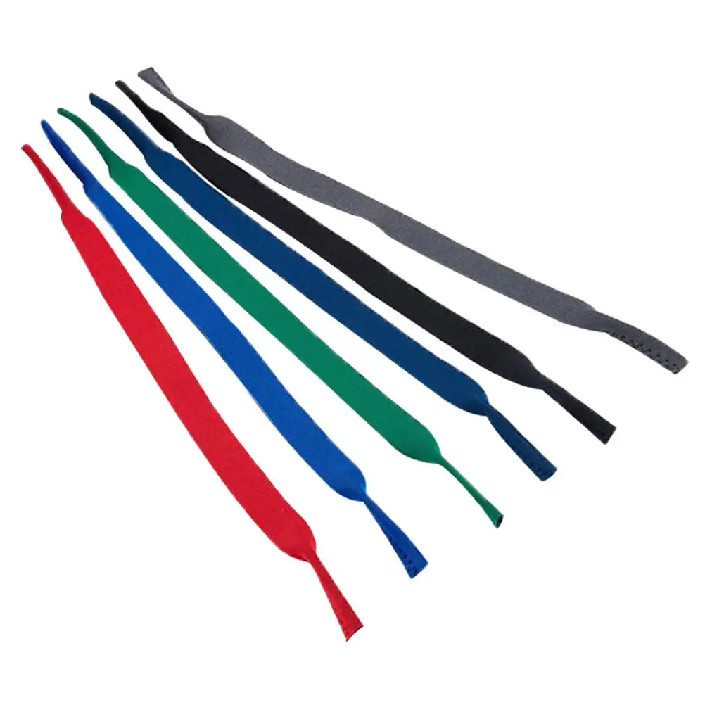 

6 Pcs Sports Glasses Rope Durable Elastic Cord for Ski Hiking Fishing Biking Sunglasses Straps Eyewear Holder Lightweight