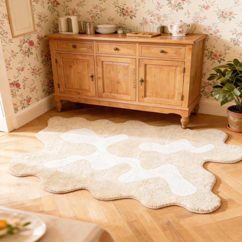 Irregular Shape Bedroom Decor Creativity Carpet Thick Plush Rug Large Area Carpets for Living Room Fluffy Soft Lounge Floor Mat
